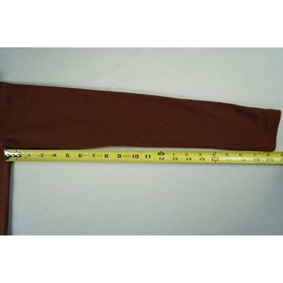 Peruvian Connection Light Weight Long Sleeve Sweater Burgundy Size 16 Long - Picture 12 of 13